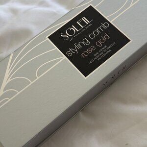 Soleil Styling Comb Rose Gold, New in Box